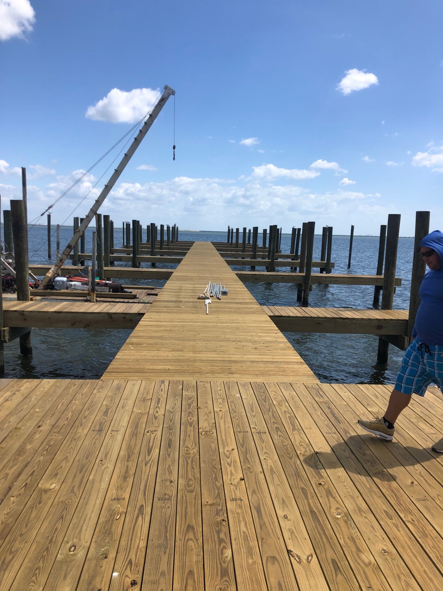 Custom dock in Tampa, FL
