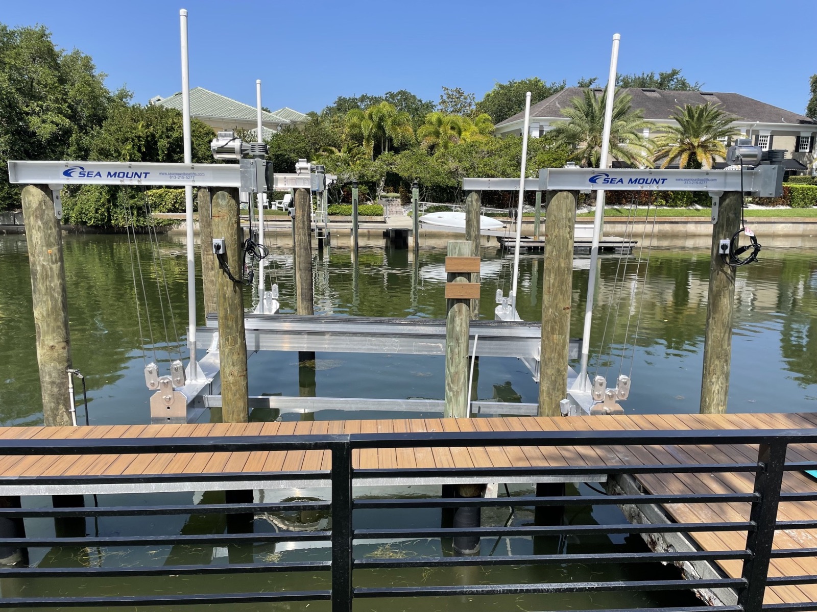 Residential boat lift project