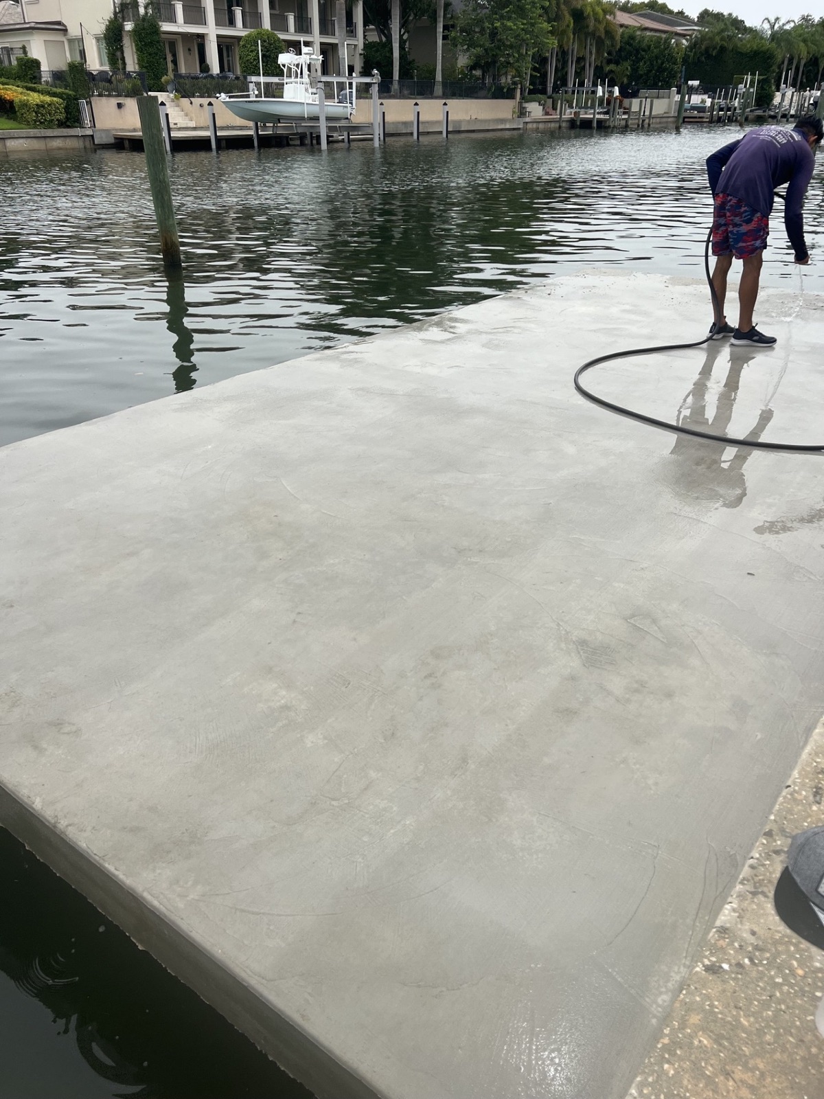 Concrete dock project