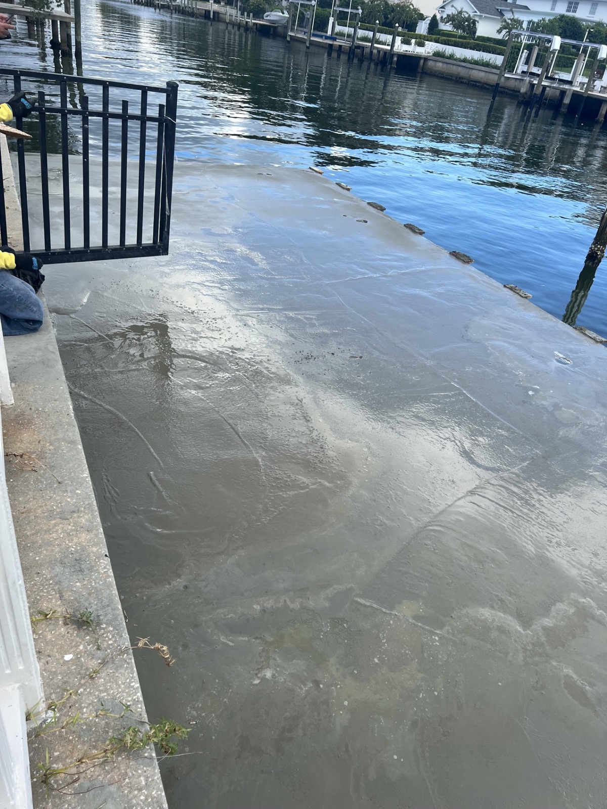 Concrete dock project