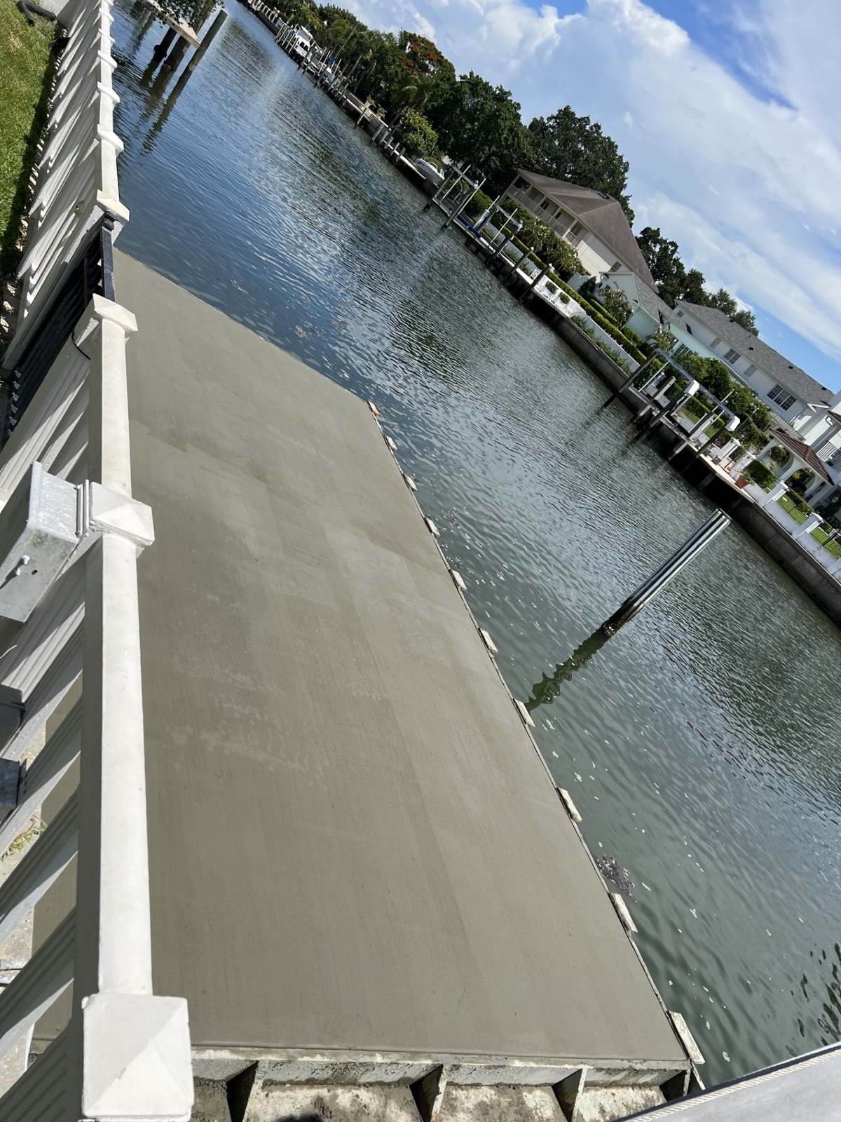 Concrete dock project