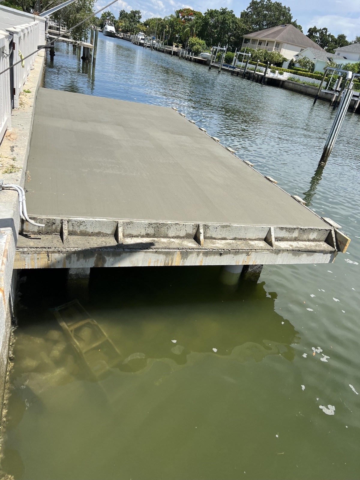 Concrete dock project