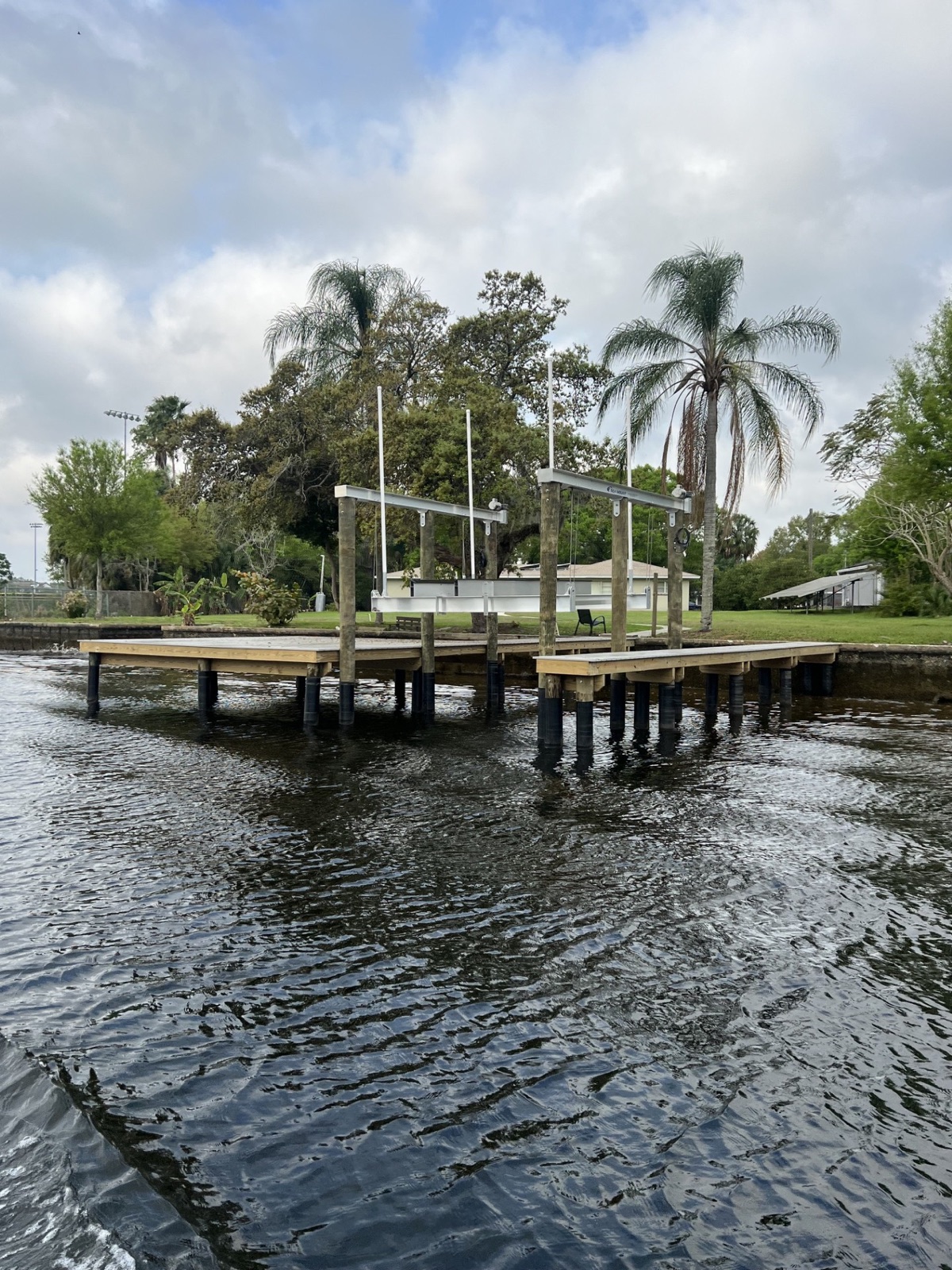 Custom dock in Tampa, FL