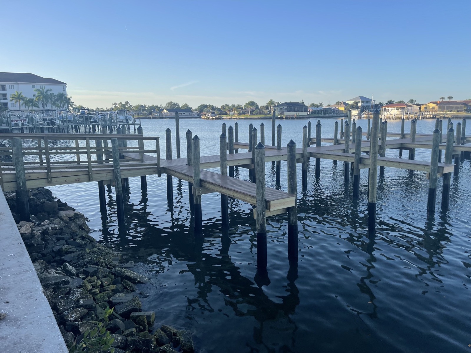 Marine construction project